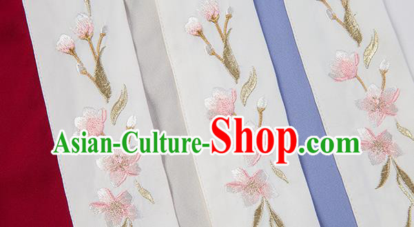 Chinese Song Dynasty Young Lady Costumes Traditional Hanfu Clothing Ancient Noble Woman Dress Outfits