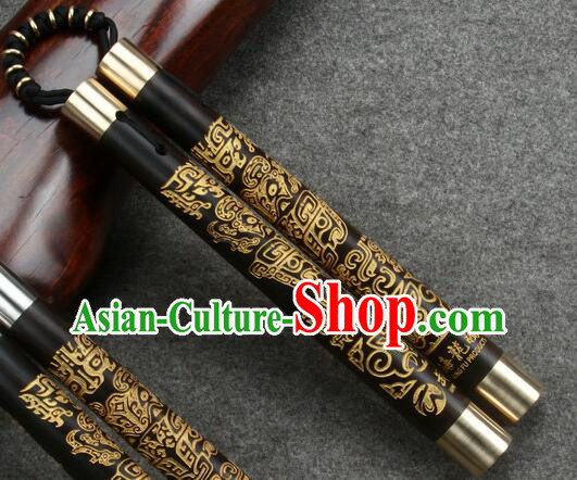 Handmade Kung Fu Carving Nunchaka Top Ebony Nunchakus Chinese Martial Arts Wood Nunchaku
