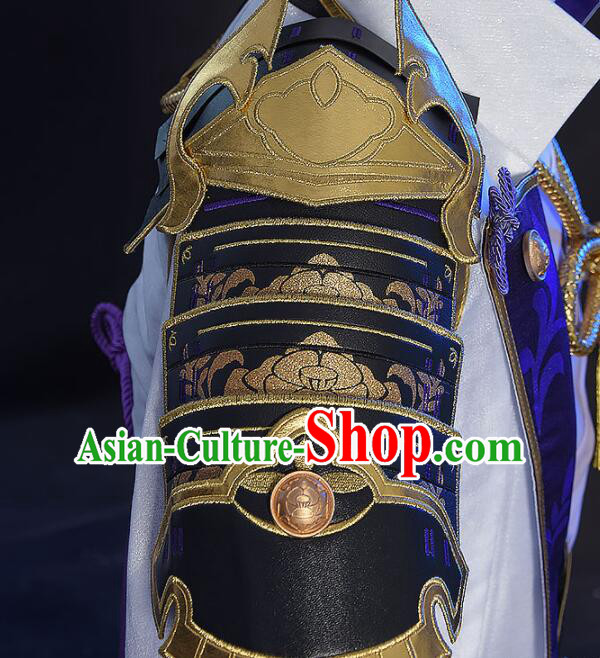 Top Cos Shogunate Young Lord Outfits Genshin Impact Cosplay Costumes Kamisato Ayato Garments