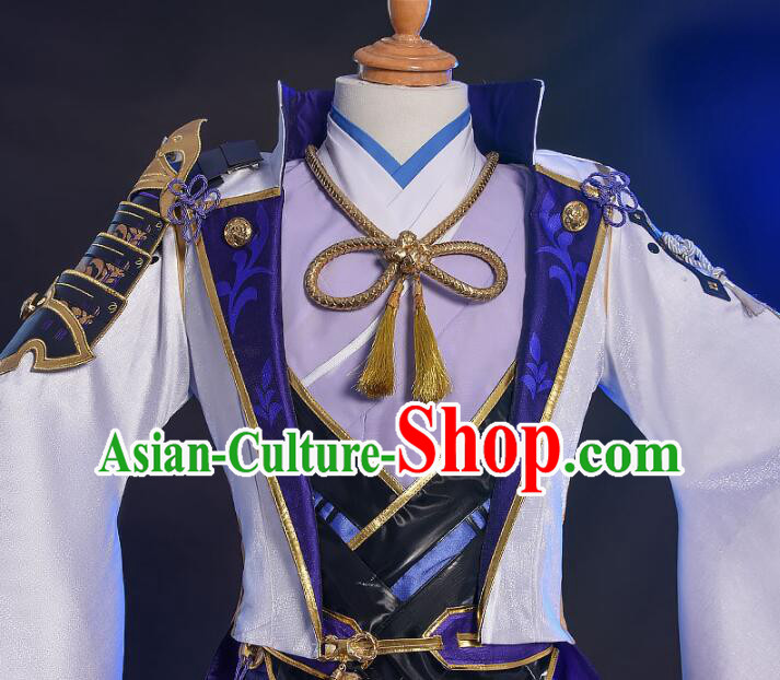 Top Cos Shogunate Young Lord Outfits Genshin Impact Cosplay Costumes Kamisato Ayato Garments