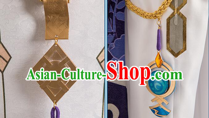 Top Kamisato Ayato Garments Cos Shogunate Young Lord Outfits Genshin Impact Cosplay Costumes