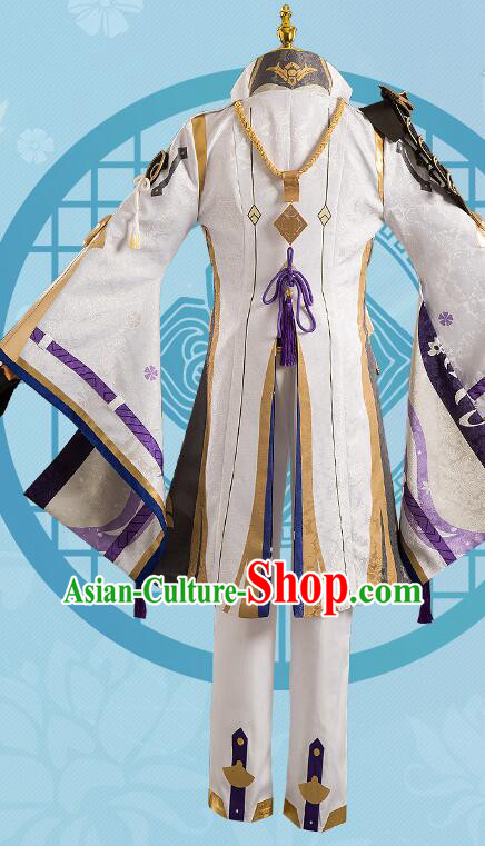 Top Kamisato Ayato Garments Cos Shogunate Young Lord Outfits Genshin Impact Cosplay Costumes