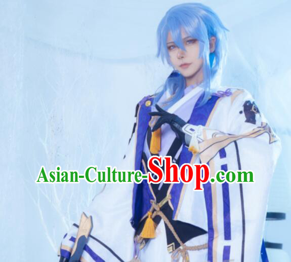 Top Cosplay Costumes Kamisato Ayato Garments Cos Genshin Impact Shogunate Young Lord Outfits