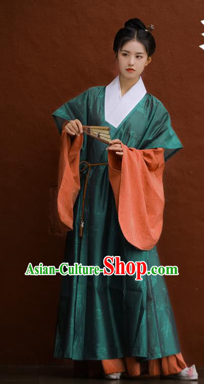 Chinese Ming Dynasty Historical Costumes Traditional Hanfu Clothing Ancient Taoist Nun Garments
