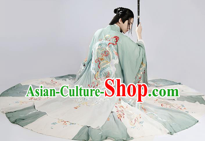 Chinese Jin Dynasty Historical Costumes Ancient Noble Childe Hanfu Clothing