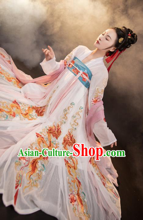 Chinese Tang Dynasty Historical Costumes Ancient Princess Clothing Traditional Ruqun Hanfu Dress
