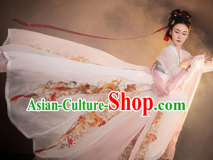 Chinese Tang Dynasty Historical Costumes Ancient Princess Clothing Traditional Ruqun Hanfu Dress