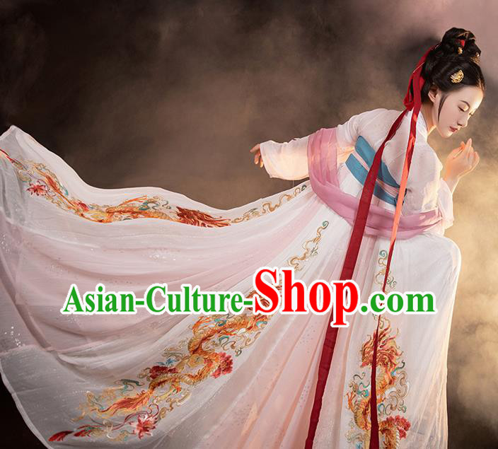 Chinese Tang Dynasty Historical Costumes Ancient Princess Clothing Traditional Ruqun Hanfu Dress