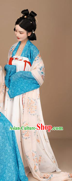 Chinese Ancient Palace Lady Hanfu Dress Traditional Historical Costumes Tang Dynasty Princess Clothing