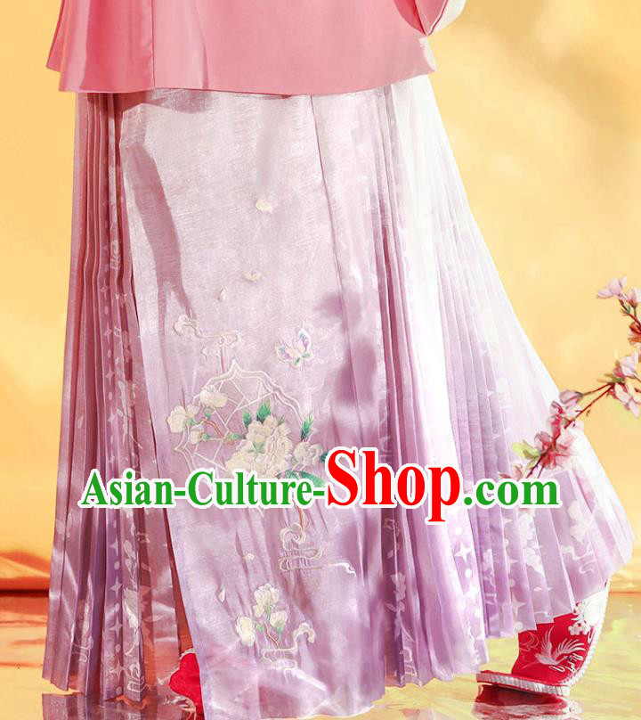 Chinese Historical Costumes Traditional Ming Dynasty Princess Clothing Ancient Young Lady Hanfu Dress