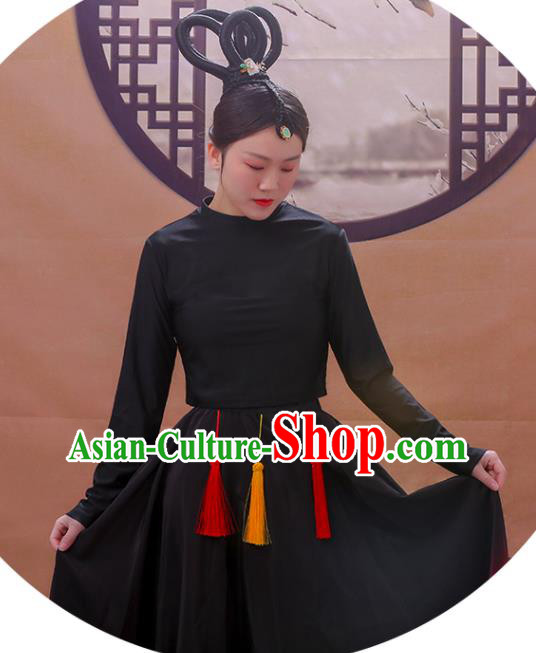 Chinese Classical Dance Clothing Mang Zhong Dance Dress Women Group Performance Garment Costume