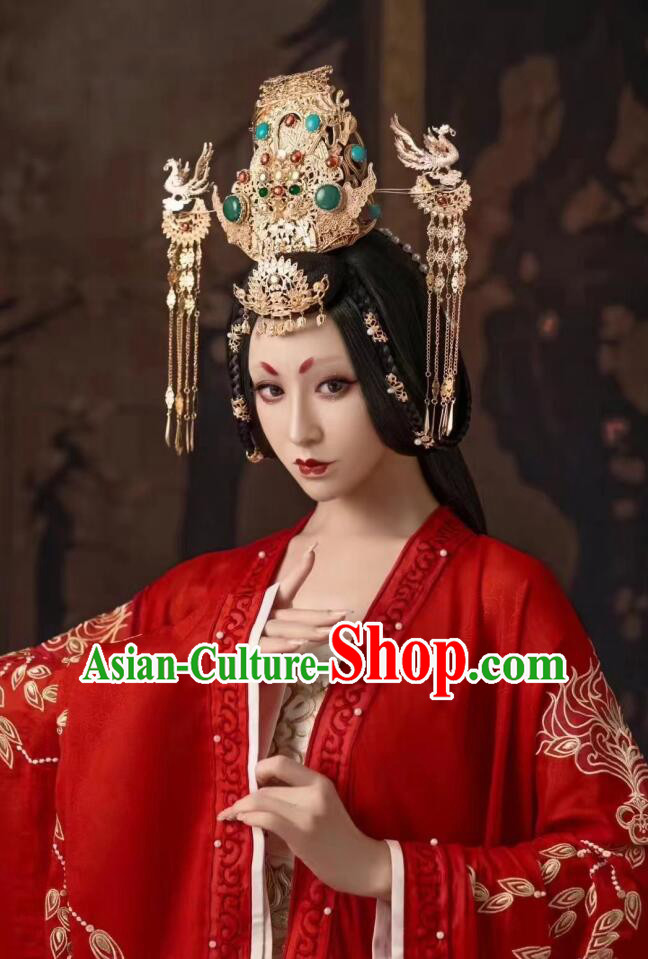 Chinese Ancient Imperial Concubine Clothing Tang Dynasty Royal Empress Garment Costumes