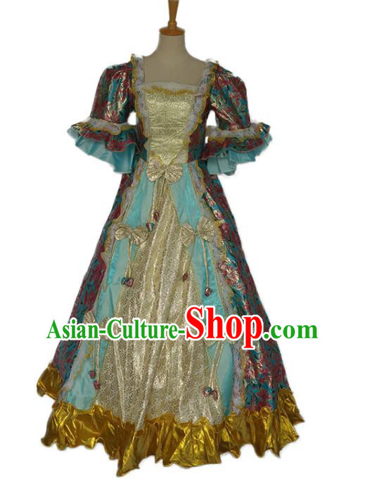 Western Traditional Clothing Medieval European Princess Dress Costume