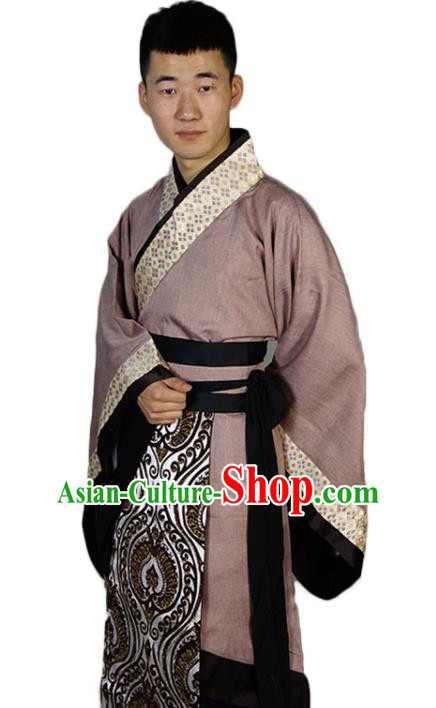 Chinese Ancient Scholar Clothing Han Dynasty Emperor Garment Costumes Traditional Official Robe