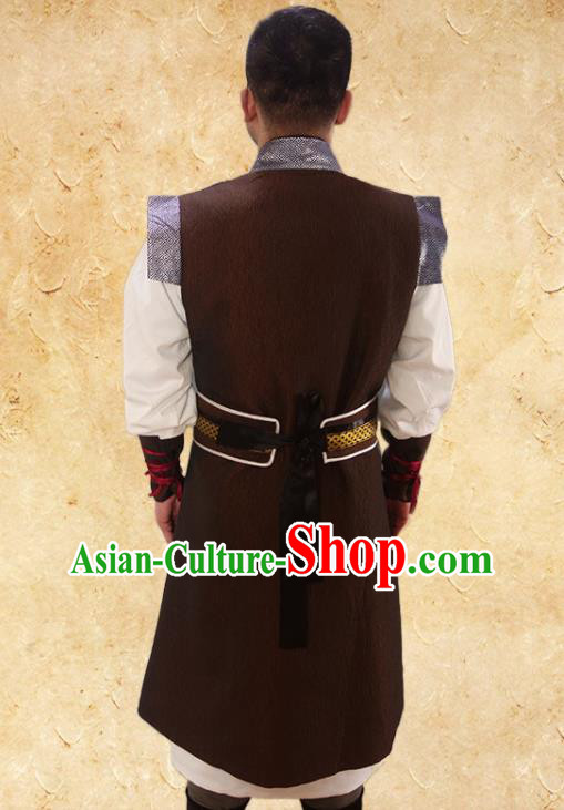 Chinese Ancient Swordsman Costumes Traditional Garments Song Dynasty Hero Guo Jing Clothing