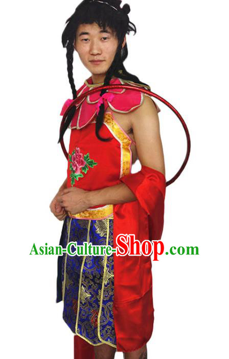 Chinese Journey to the West Garment Costumes Cosplay Ne Zha Outfit Ancient Clothing