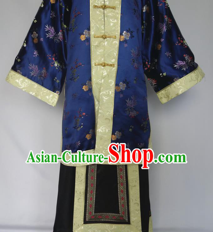 Chinese Ancient Young Mistress Clothing Late Qing Dynasty Garment Costumes Traditional Noble Woman Outfit