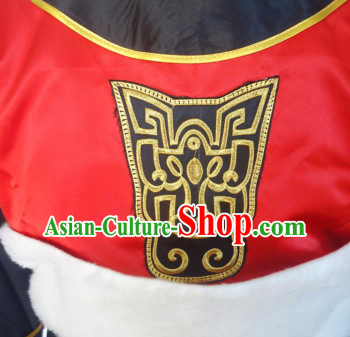 Chinese  Journey to the West Bull Demon King Garment Costumes and Headpiece Complete Set