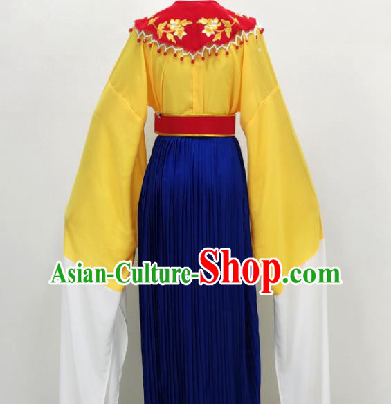Chinese Ancient Princess Costumes Beijing Opera Diva Garment Shaoxing Opera Young Lady Clothing