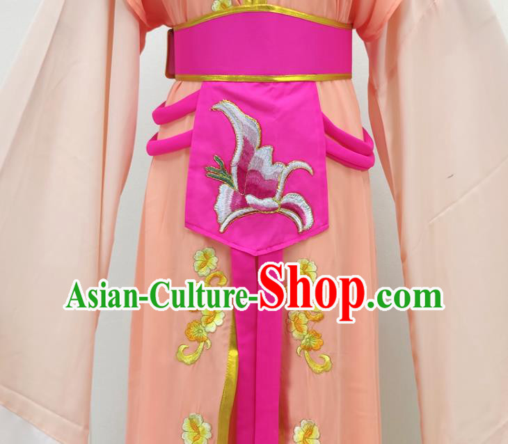 Chinese Huangmei Opera Diva Clothing Ancient Princess Costume Beijing Opera Hua Tan Embroidered Dress