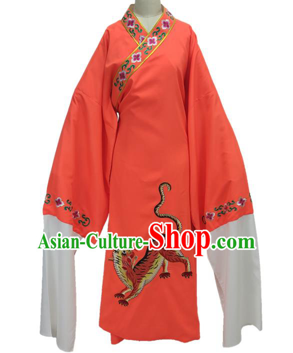 Chinese Shaoxing Opera Wang Lao Hu Clothing Peking Opera Xiaosheng Garment Costume Ancient Rich Childe Red Robe
