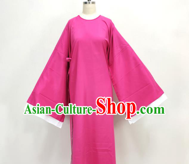 Chinese Beijing Opera Xiaosheng Magenta Robe Shaoxing Opera Zhu Yingtai Clothing Ancient Scholar Costume
