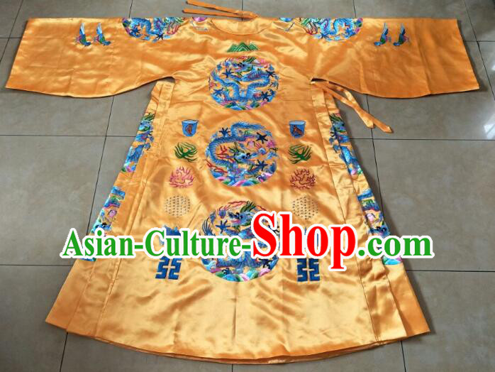 Top Chinese Ming Dynasty Emperor Garment Costumes Ancient Monarch Embroidered Imperial Robe