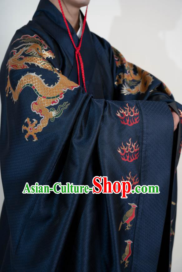 Chinese Ming Dynasty Royal Prince Historical Costumes Ancient Infante Garment Clothing and Headpiece
