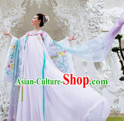Chinese Ancient Empress Garment Costumes Tang Dynasty Court Woman Clothing Traditional Embroidered Hanfu Dress
