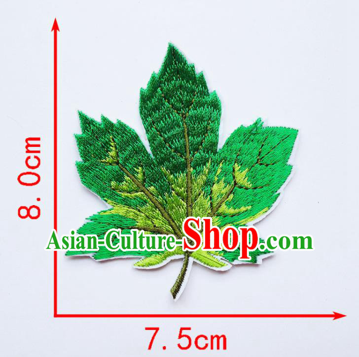 Top Embroidered Maple Leaf Patch Garment Accessories