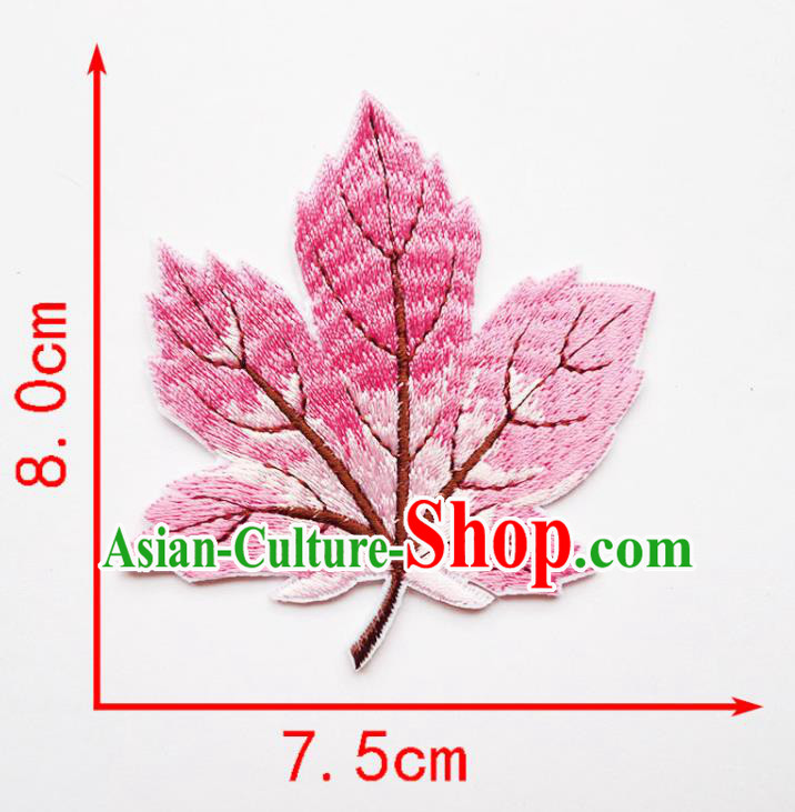 Top Embroidered Maple Leaf Patch Garment Accessories