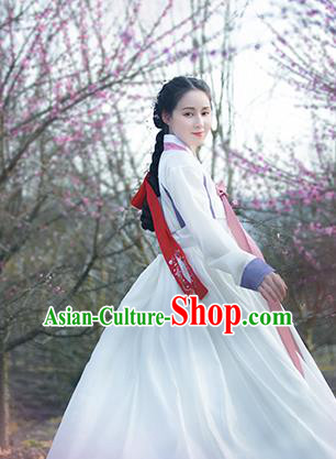 Korean Traditional Garment Ancient Women Hanbok Drama Dress of Korea