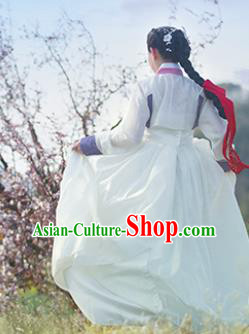 Korean Traditional Garment Ancient Women Hanbok Drama Dress of Korea