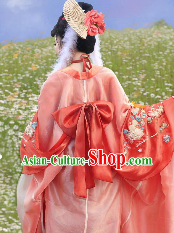 Chinese Traditional Hanfu Dress Tang Dynasty Imperial Concubine Garment Costumes Ancient Palace Beauty Clothing