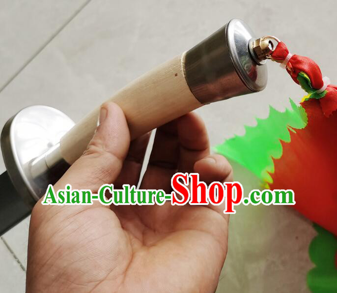 Top Handmade Wushu Blade Tai Chi Broadsword Performance Chinese Stainless Steel Blade