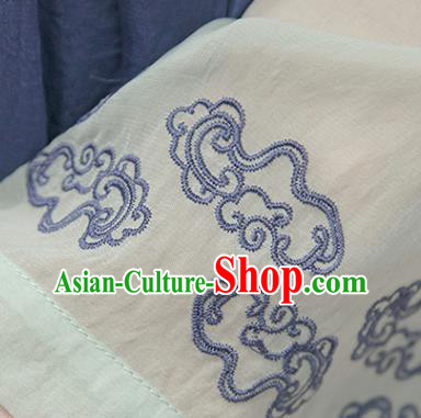 Chinese Ancient Court Lady Clothing Tang Dynasty Blue Hanfu Dress Traditional Princess Garment Costumes