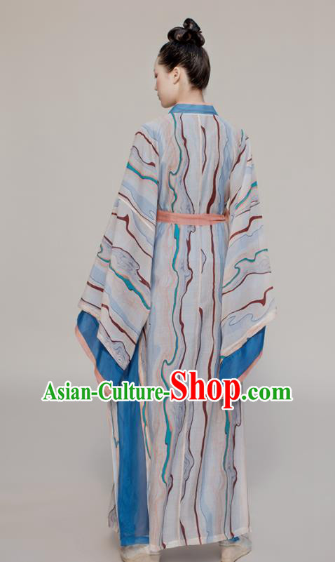 Chinese Traditional Garment Costumes Ancient Young Lady Clothing Han Dynasty Civilian Woman Hanfu Dress