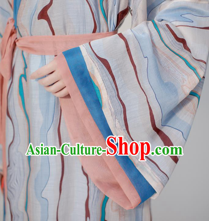 Chinese Traditional Garment Costumes Ancient Young Lady Clothing Han Dynasty Civilian Woman Hanfu Dress