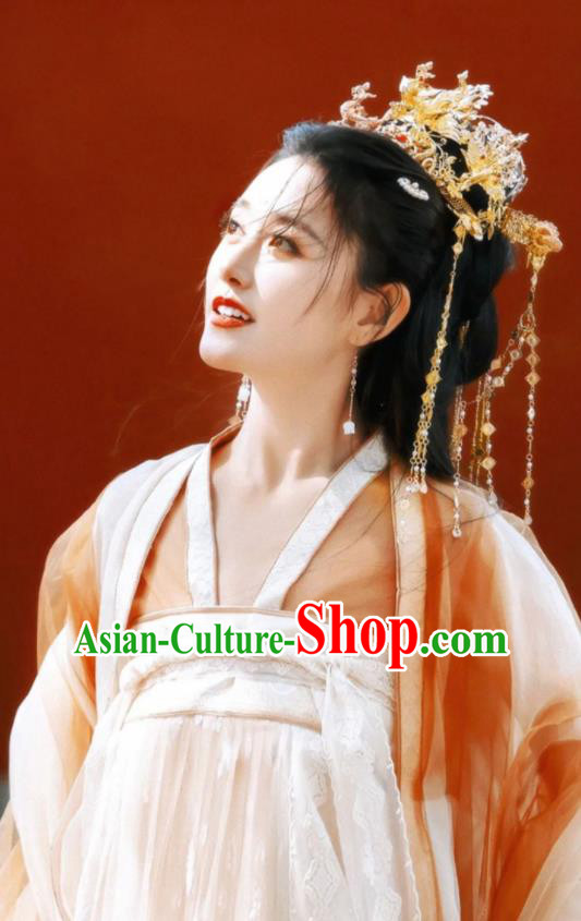 Chinese Traditional Hanfu Dress Tang Dynasty Princess Costume Ancient Fairy Clothing