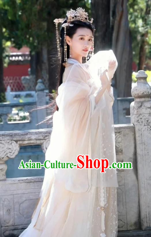 Chinese Traditional Hanfu Dress Tang Dynasty Princess Costume Ancient Fairy Clothing