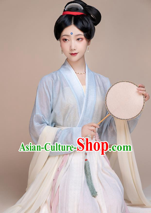 Chinese Ancient Palace Beauty Clothing Song Dynasty Noble Woman Garment Costumes Traditional Hanfu Dress