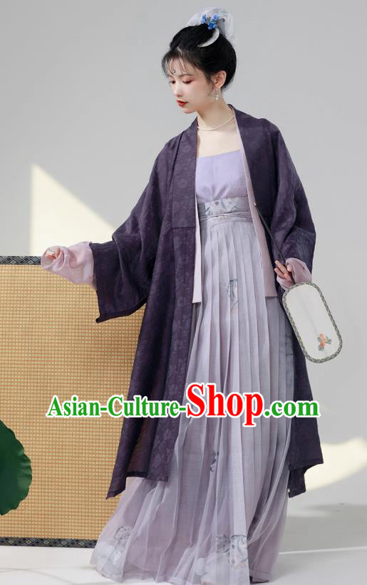 China Ancient Noble Woman Costumes Traditional Song Dynasty Royal Princess Hanfu Dresses