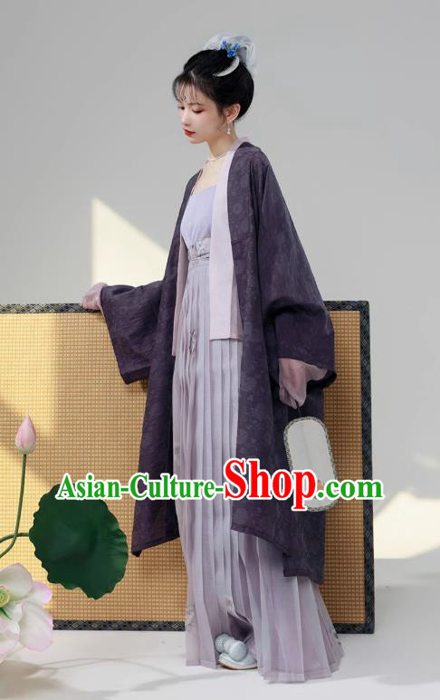 China Ancient Noble Woman Costumes Traditional Song Dynasty Royal Princess Hanfu Dresses