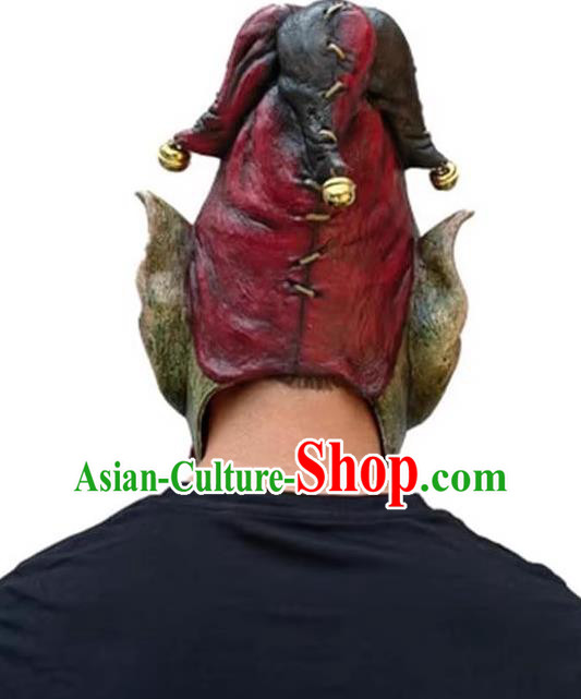 Top Cosplay Demon Prop Halloween Horror Mask Fancy Ball Clown Headwear