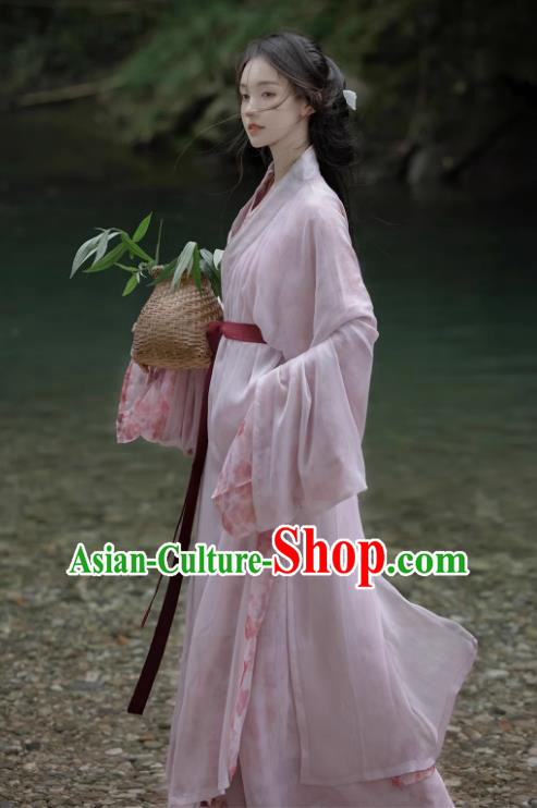 China Female Hanfu Ancient Royal Princess Dress Song Dynasty Young Lady Replica Costumes