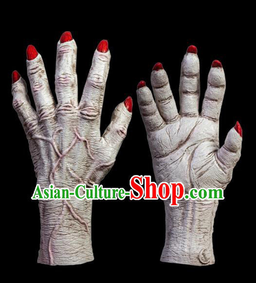 Top Cosplay Demon Prop Halloween Zombie Gloves Fancy Ball Devil Accessories