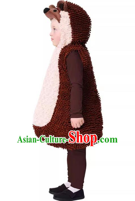 Halloween Fancy Ball Costume Children Cosplay Hedgehog Jumpsuit Carnival Party Clothing