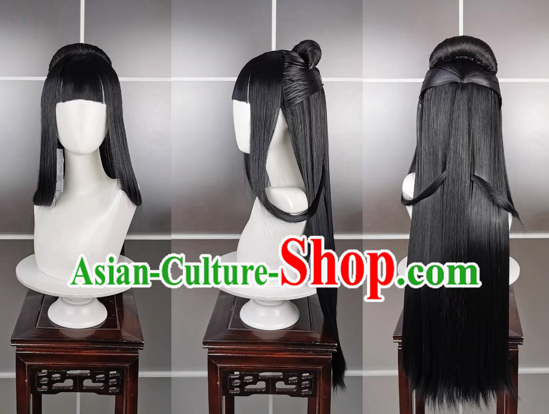 Wanhua Loli Pojun Hualuo Wig Headdress Jianwang 3 Jiansan Cosplay Headpiece