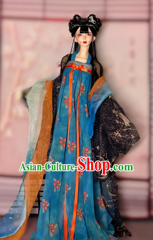 Top Figurine Hanfu Clothing Ancient Girl Ruqun Customize Handmade BJD Costume