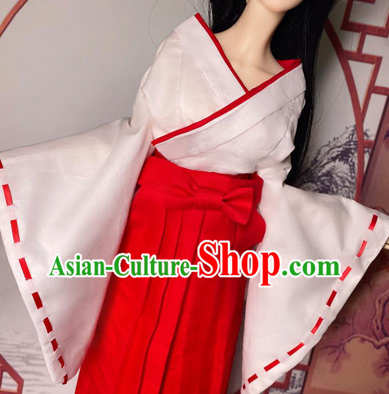 Top Super Dollfie Clothing Customize Kikyo Witch Kimono Handmade BJD Doll Costume